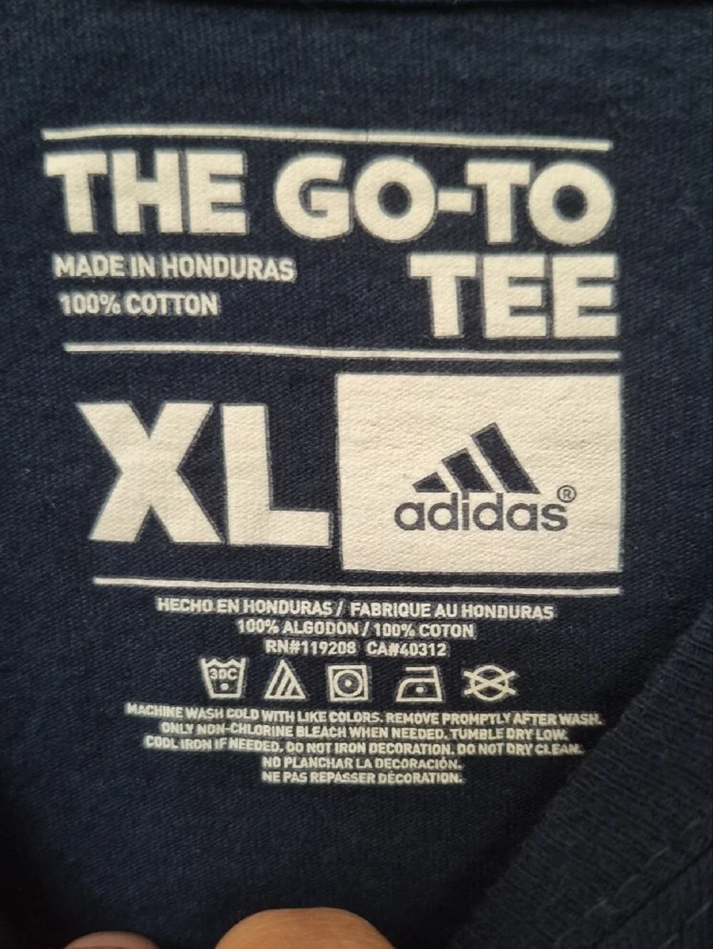 adidas NCAA Tee Shirt Mens XL University Of Illinois Chief Illiniwek Graphic